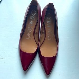Low Calvin Klein Red Heels 8
